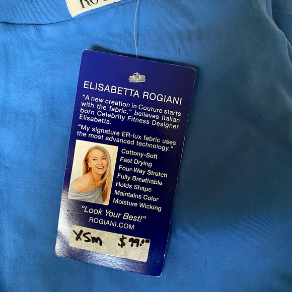 NWT Elisabetta Rogiani capri leggings - Picture 2 of 5